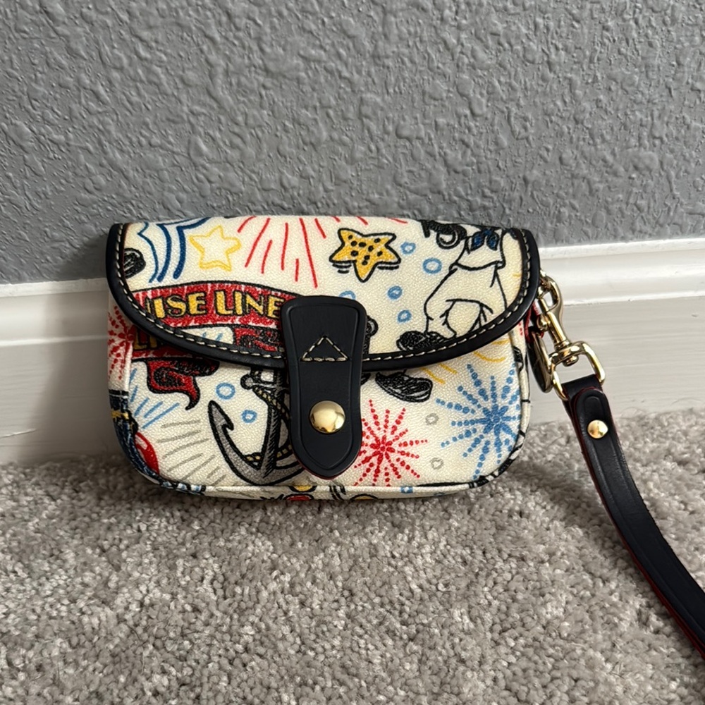 Disney Cruise Line Dooney & Bourke Wristlet Clutch